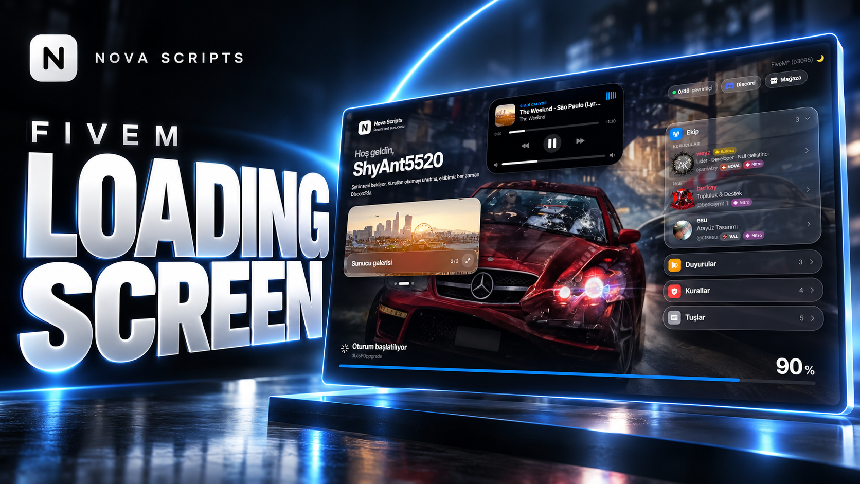 NS Loading Screen | Modern & Clean FiveM Loading Screen