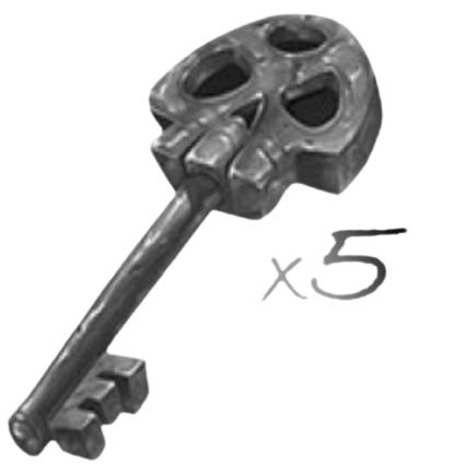 5x Escapist Key