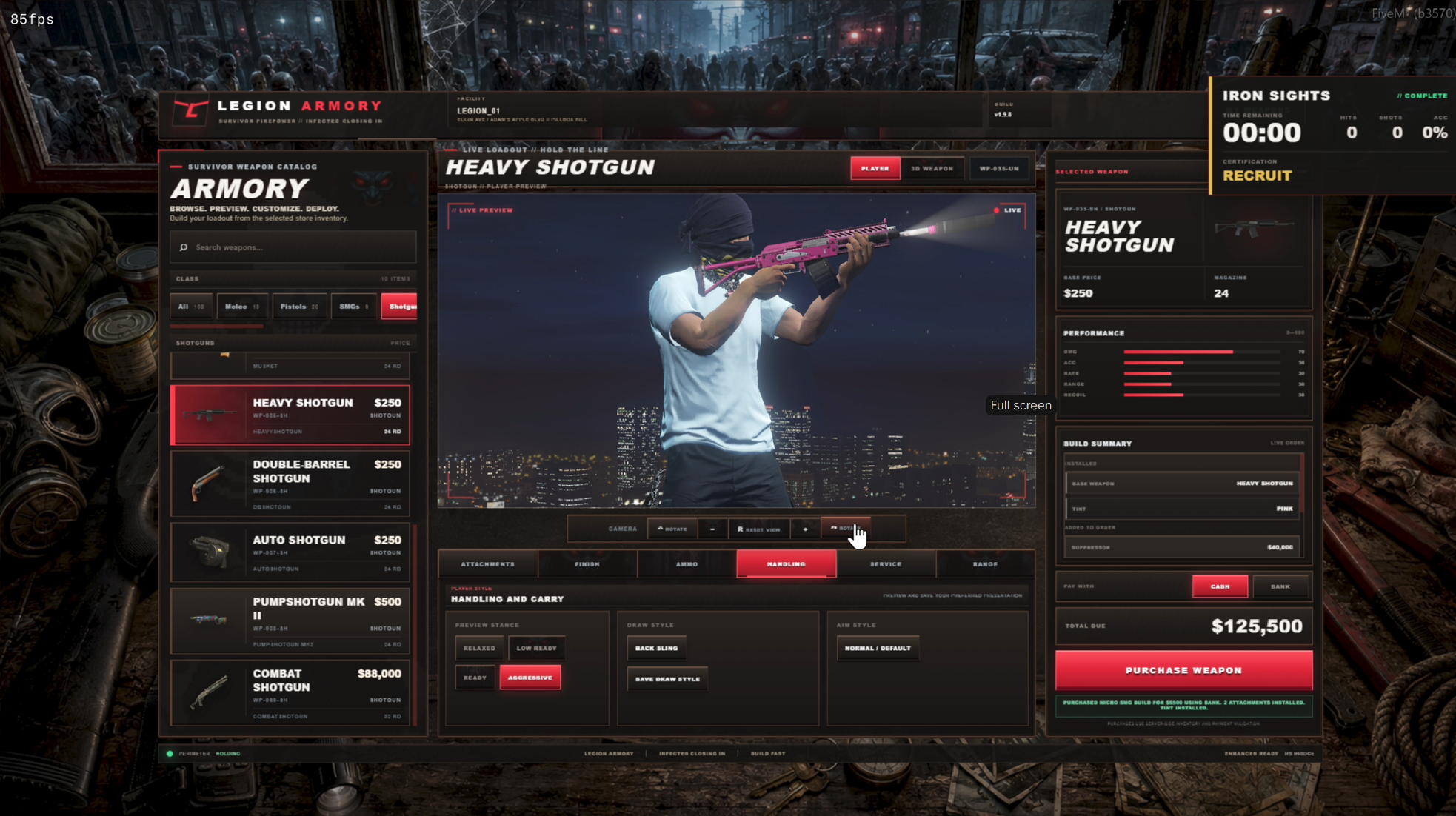 RS ZombieGunz — Weapon Shop Apocalypse Survivor Zombie RP