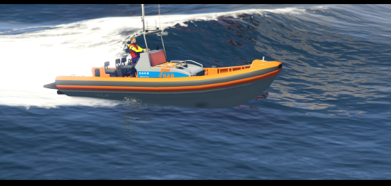 KNRM Package (KNRM Boat & KNRM Survival suit)