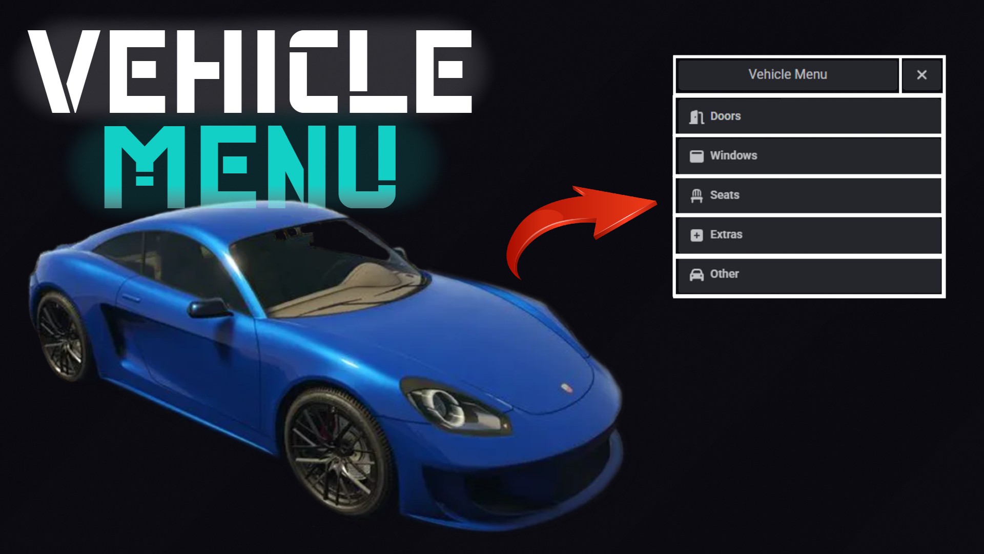 [ESX] FIVEM VEHICLE MENU | FREE