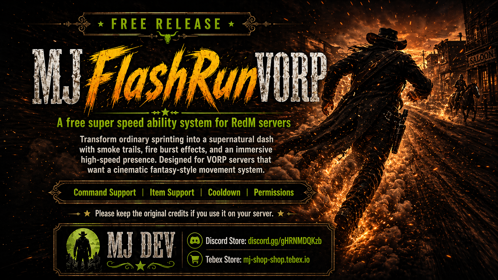 FREE  MJ FlashRun VORP