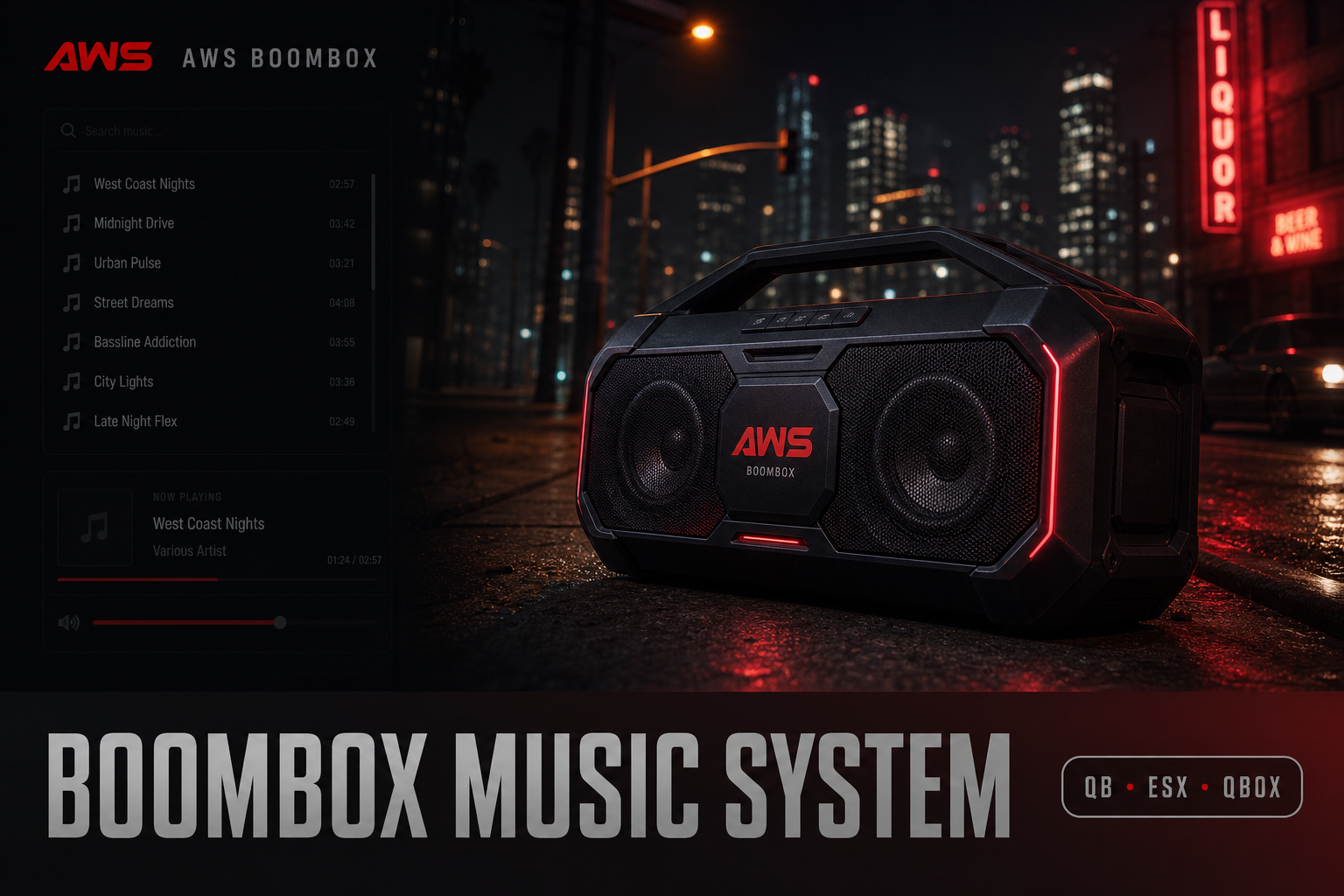 AWS  BOOMBOX   -Open Source