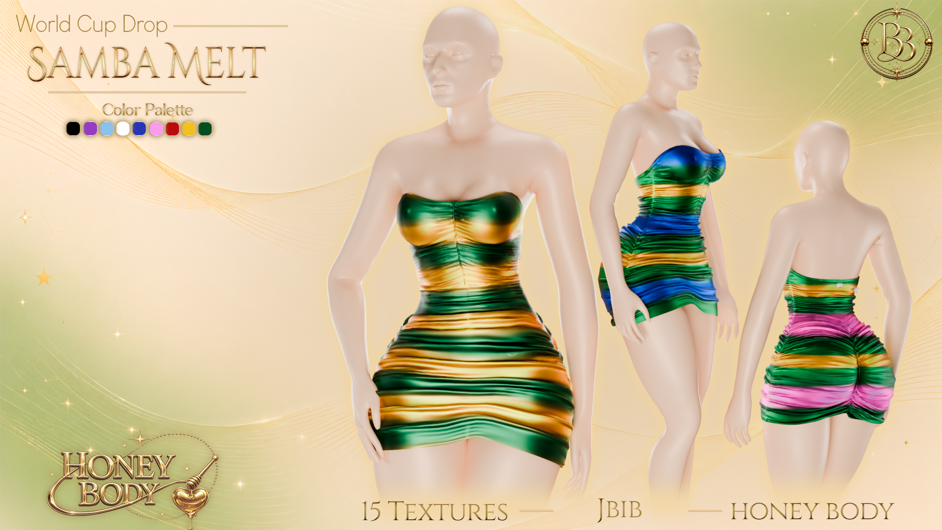 Samba Melt  Female Set - Honey Body