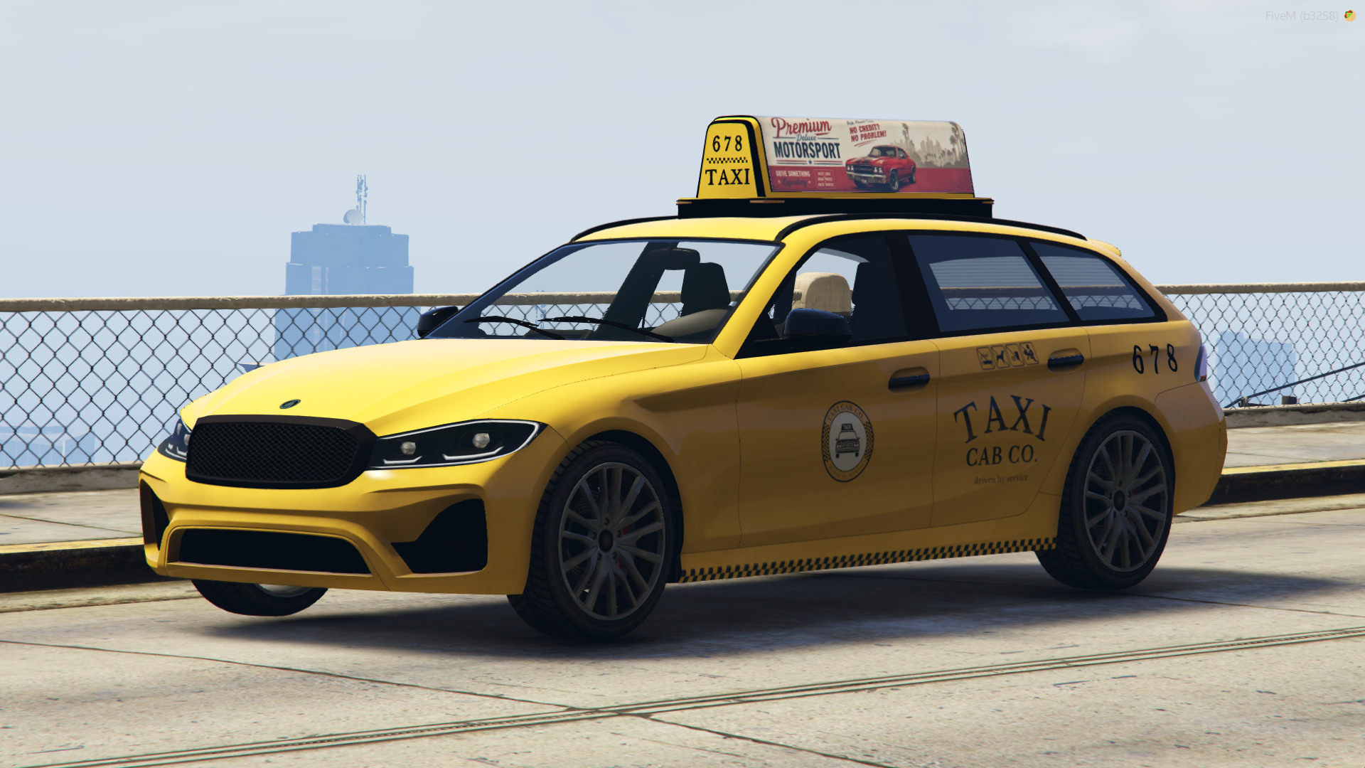 Ansicht 1 - GEIGRO Taxi für FiveM: Übermacht Rhinehart