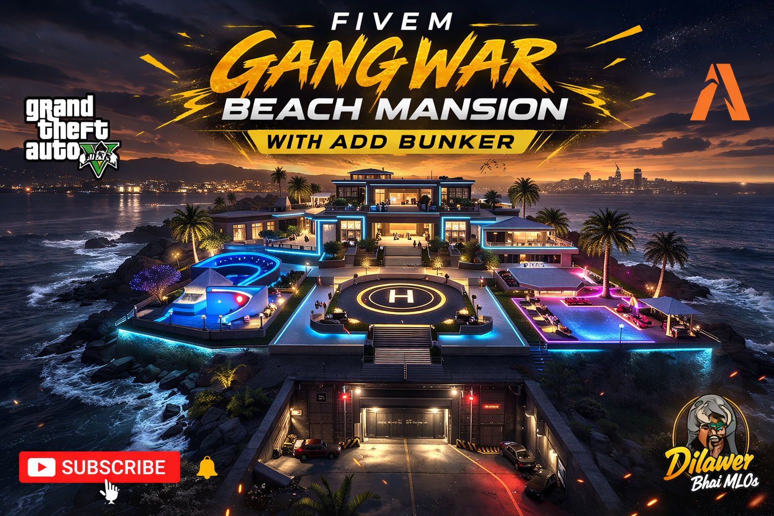 Gangwar beach bunker Mansion