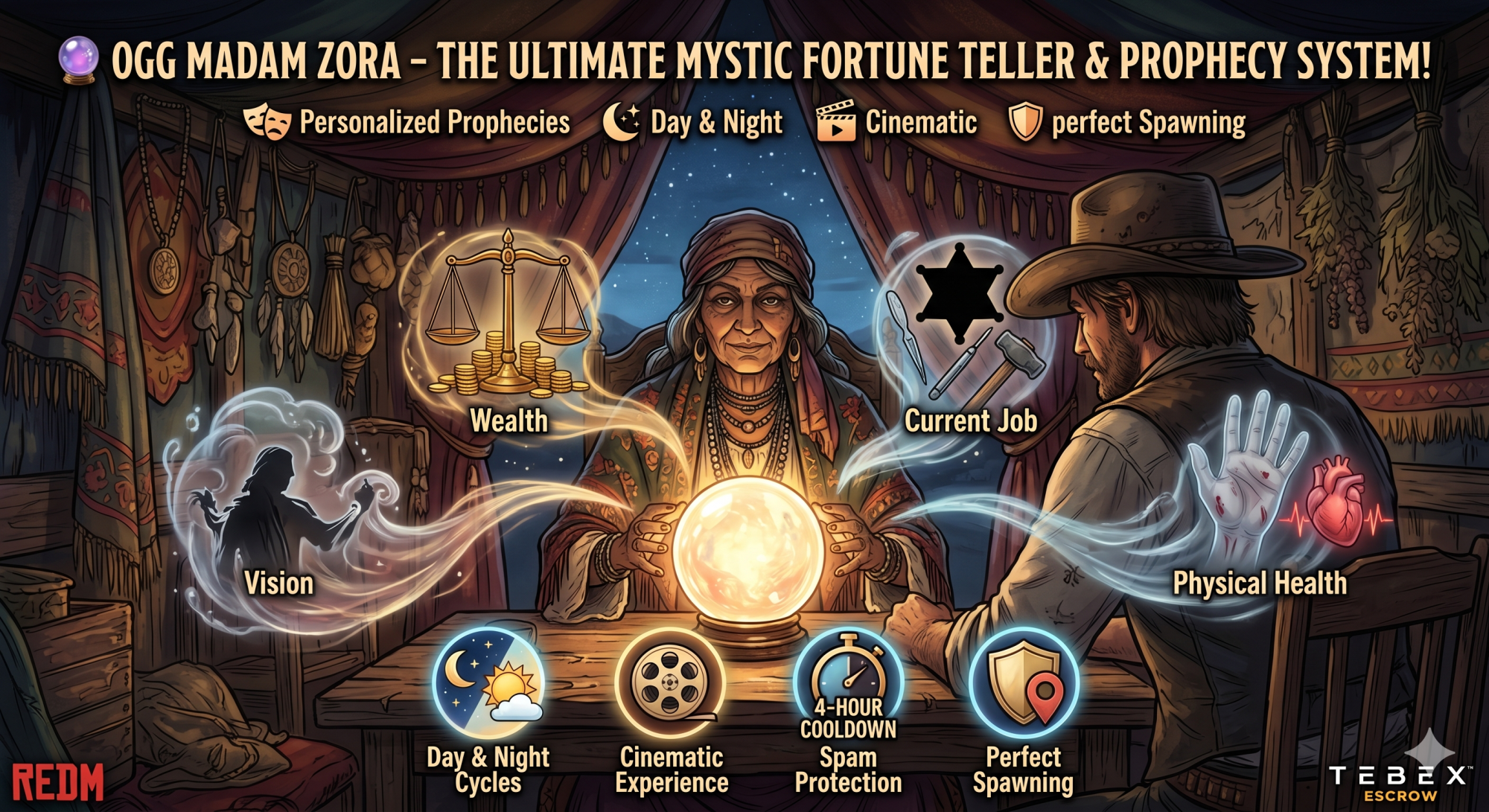 OGG Madam Zora - The Ultimate Mystic Fortune Teller & Prophecy System!
