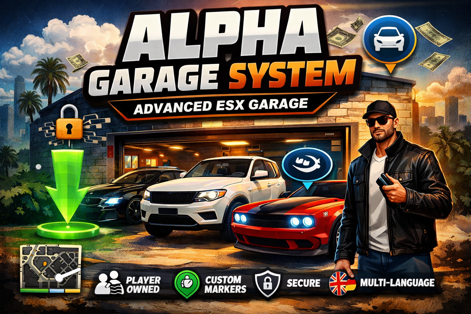 🚗Advanced Garage🅿️ System + 🎁FREE Gift
