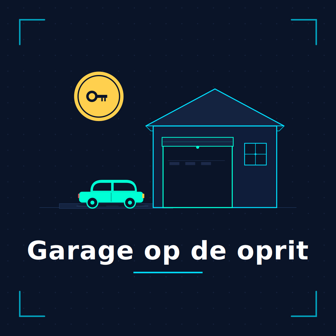 Garage op de oprit