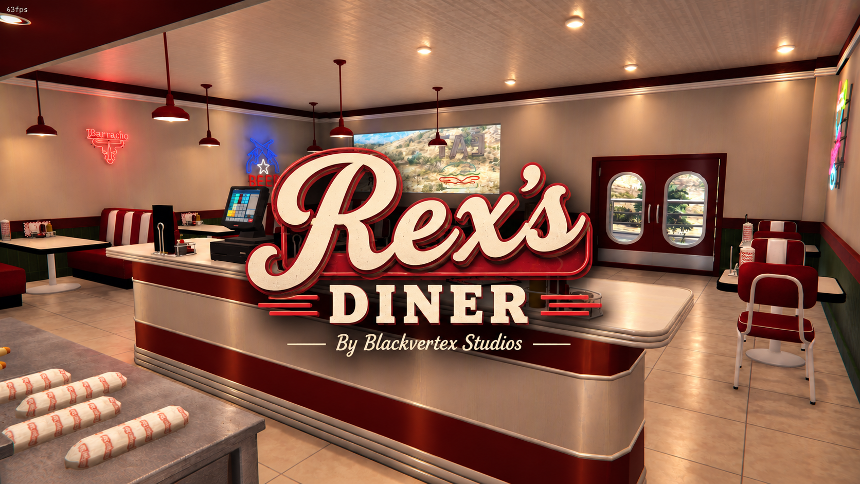 [Rex's Diner] mlo interior exterior