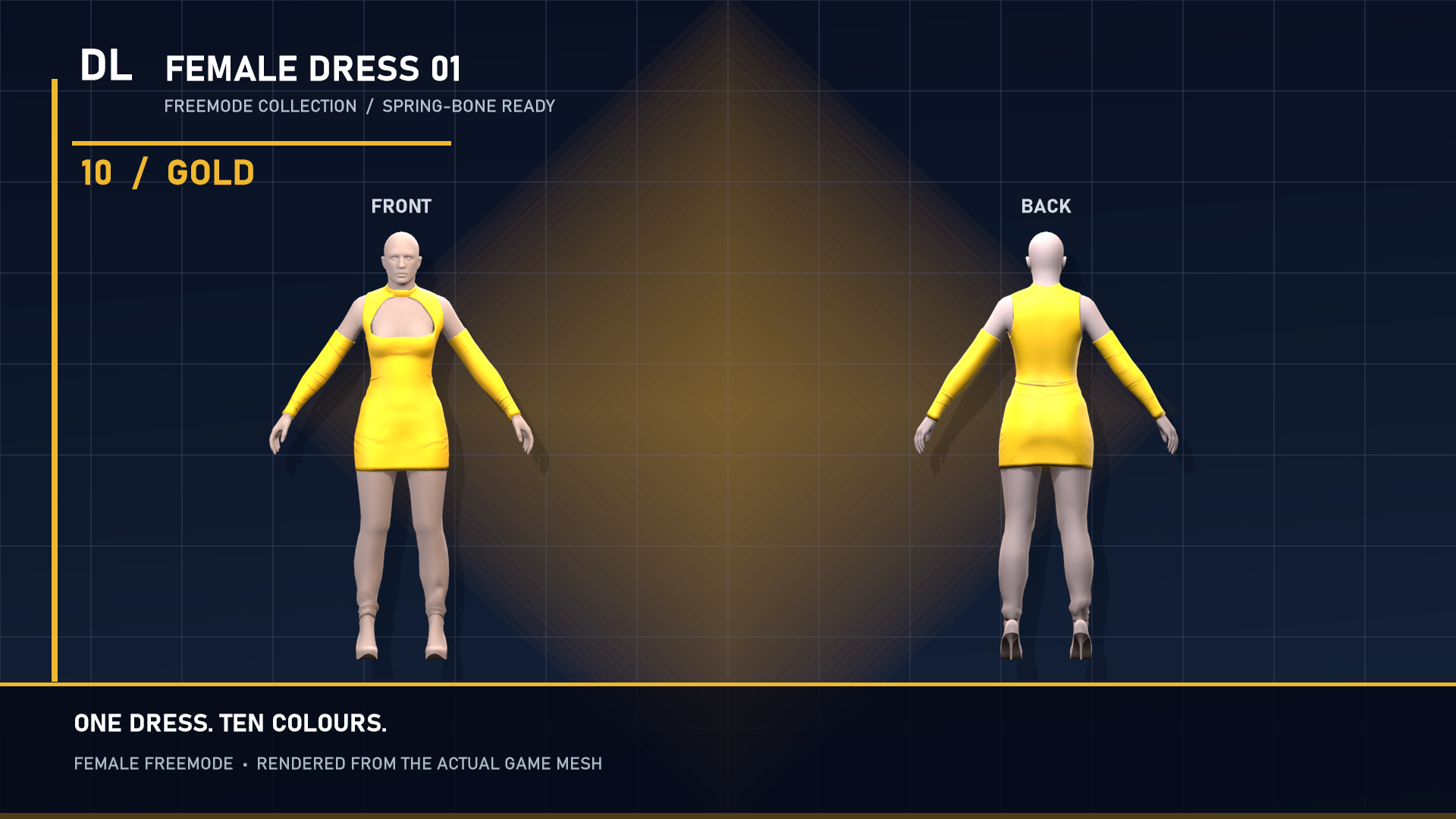 Animated Dress | 10 Color Variants & Breast Physics |