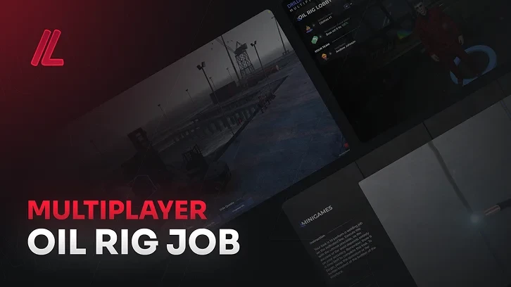 Multiplayer Oil Rig Job — FiveM script thumbnail