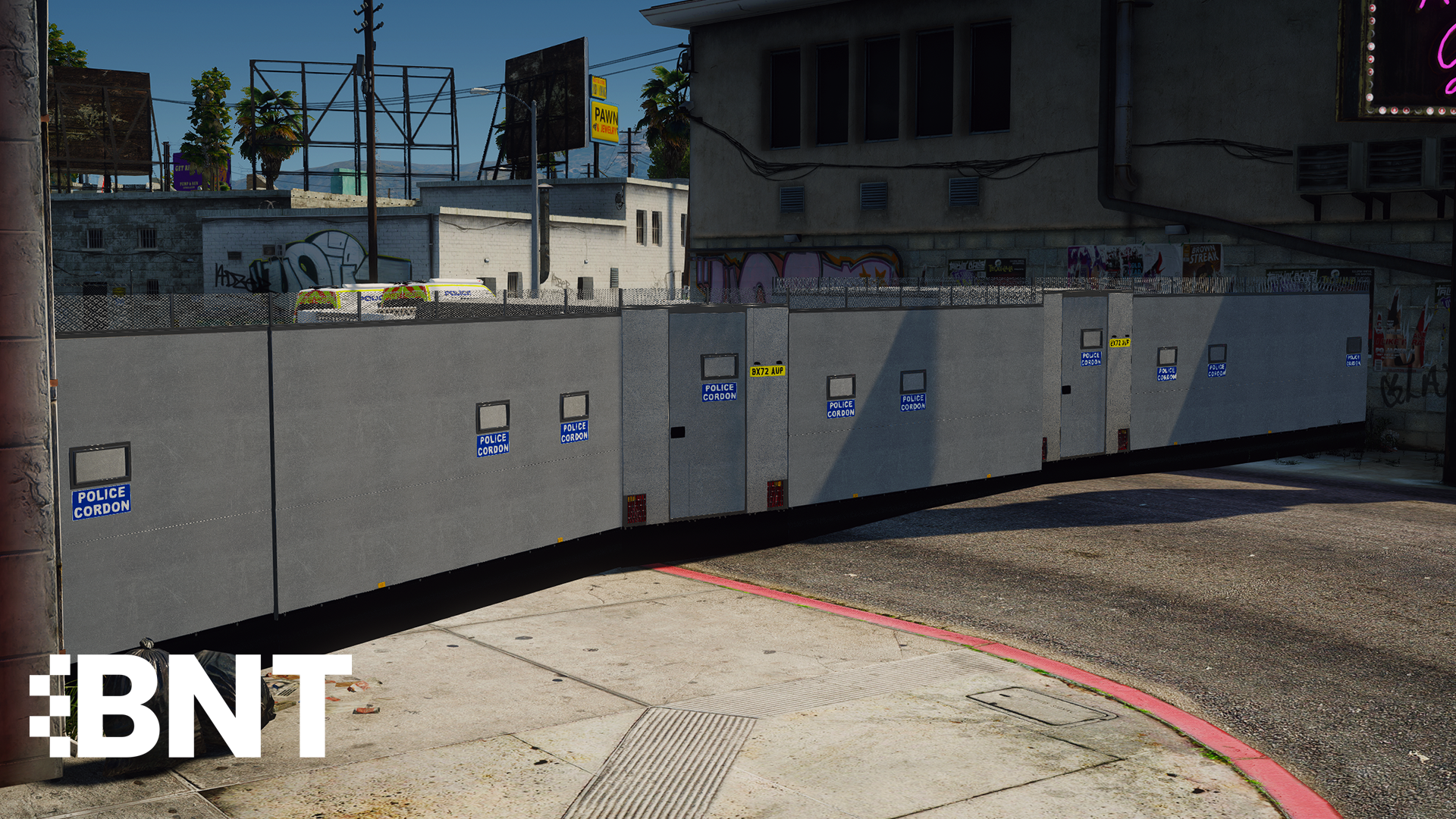Police Cordon Trailer