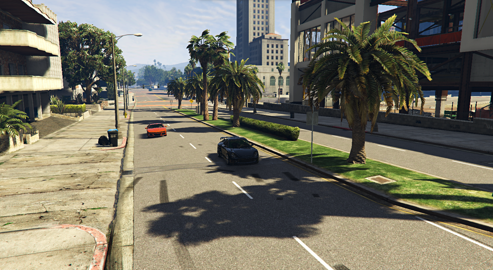Downtown & Vinewood HD Road Overhaul