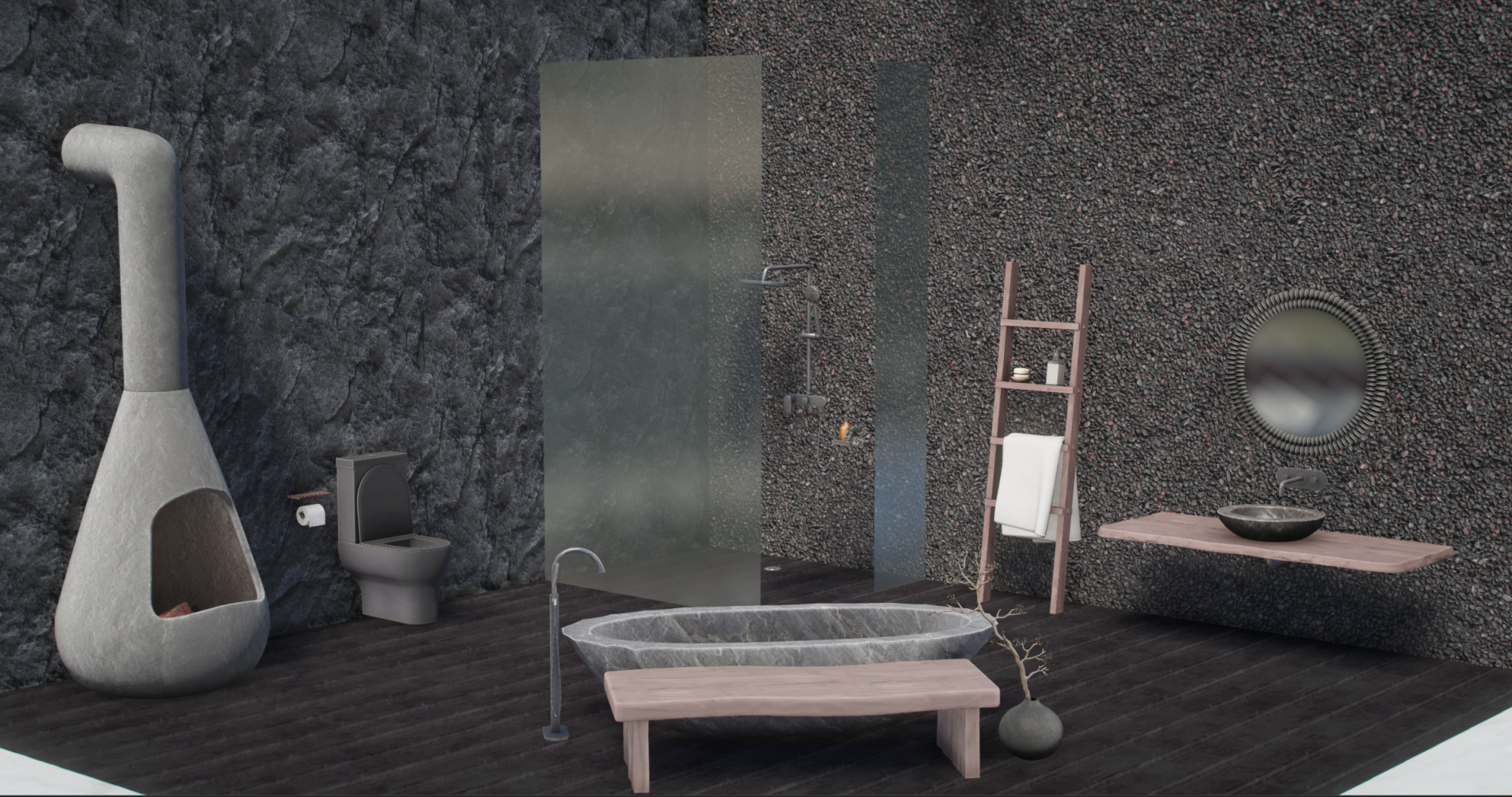 Boho Bathroom Prop Pack
