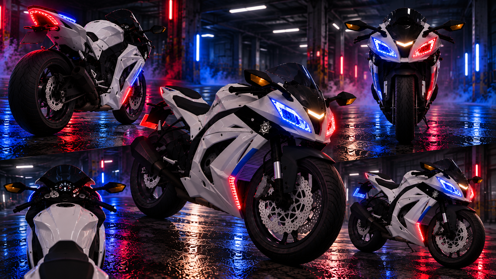 Police Bikes Pack V1