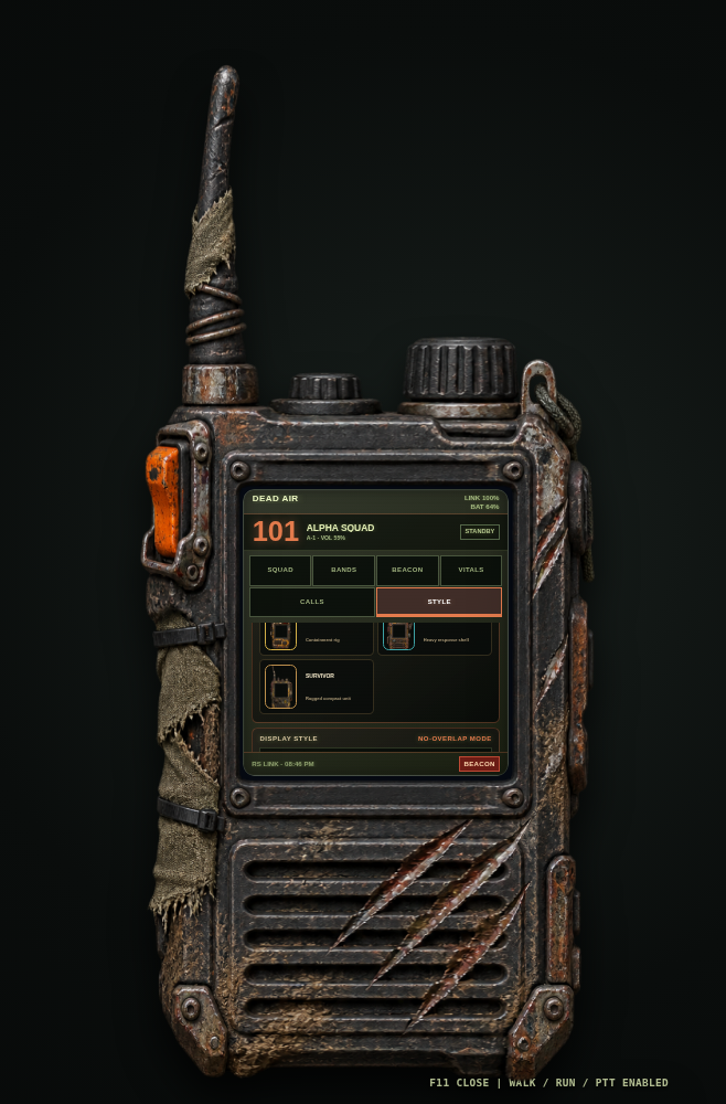 RS Zombie Radio | Recon | Apocalypse | SOS | Zombies | Walkie Talkie Radio