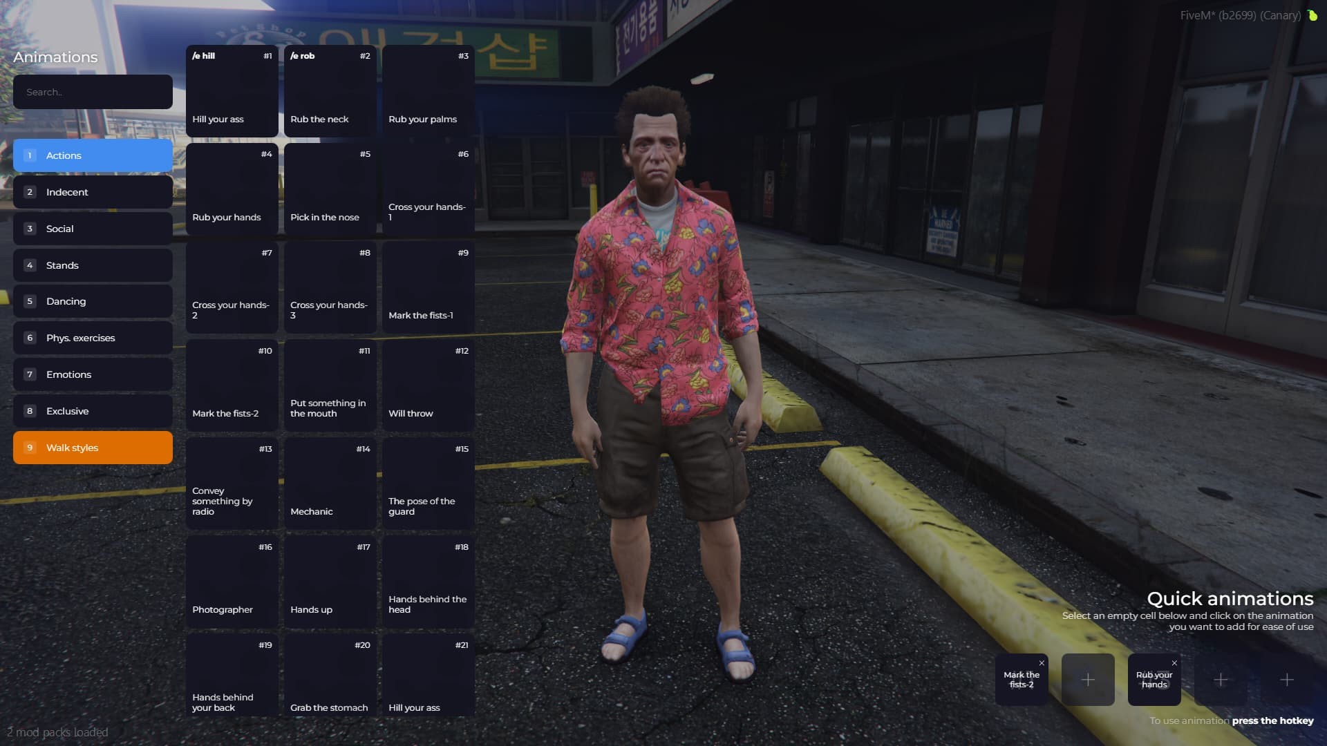 [Animation menu]esx qbcore standalone {ESCROW}