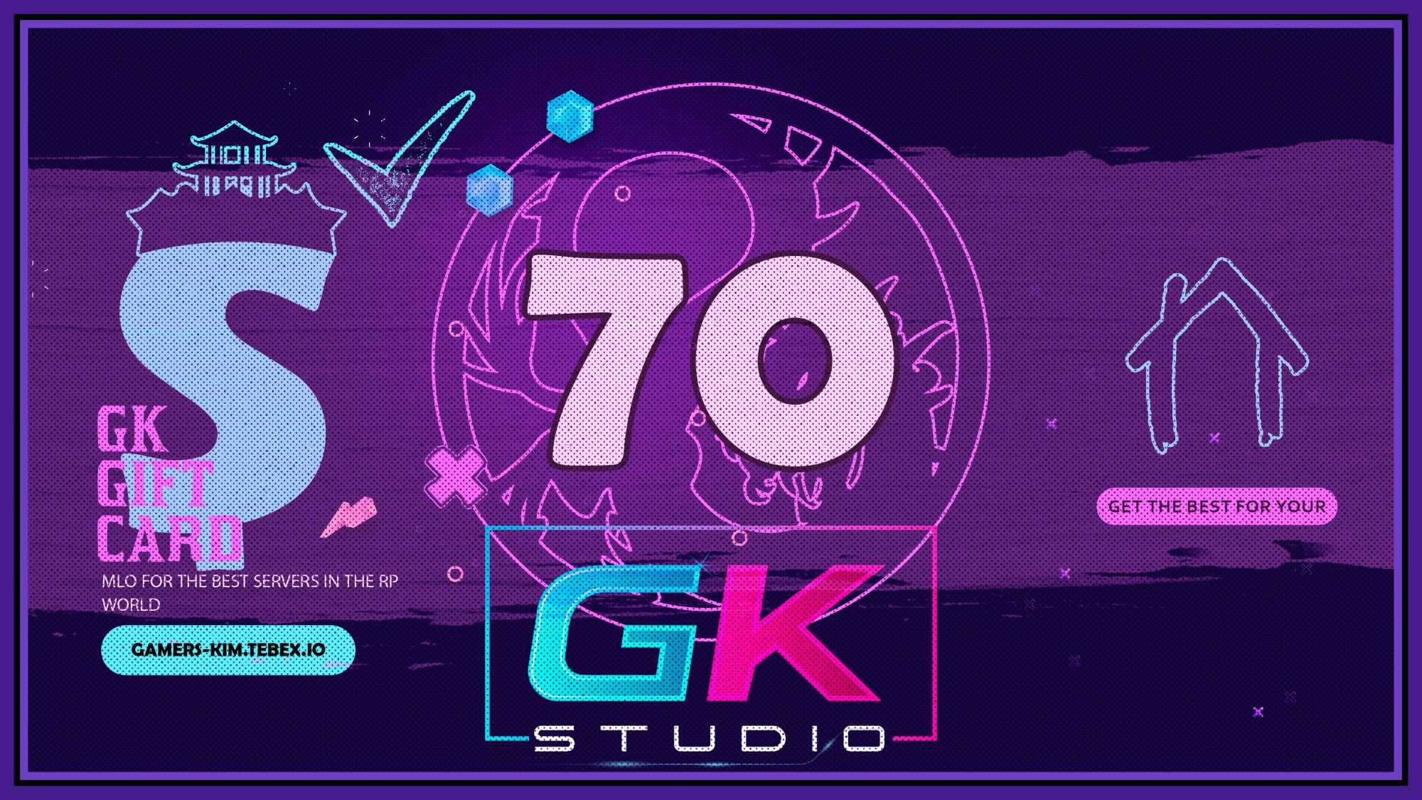 Gift card for 70$