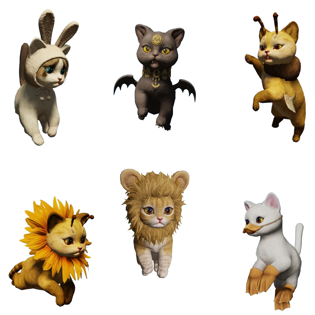 Cosplay Kittens - 6 Color Variations