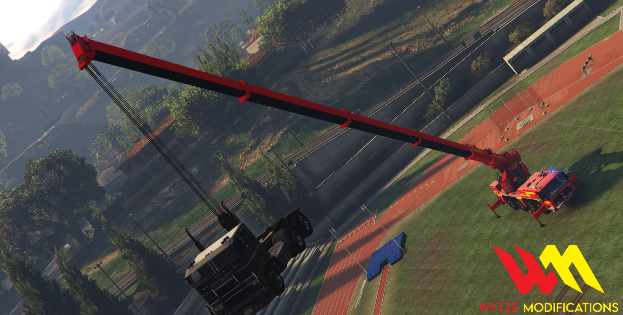 Benefactor FireDepartment Crane [WM_Vehiclecontroll]