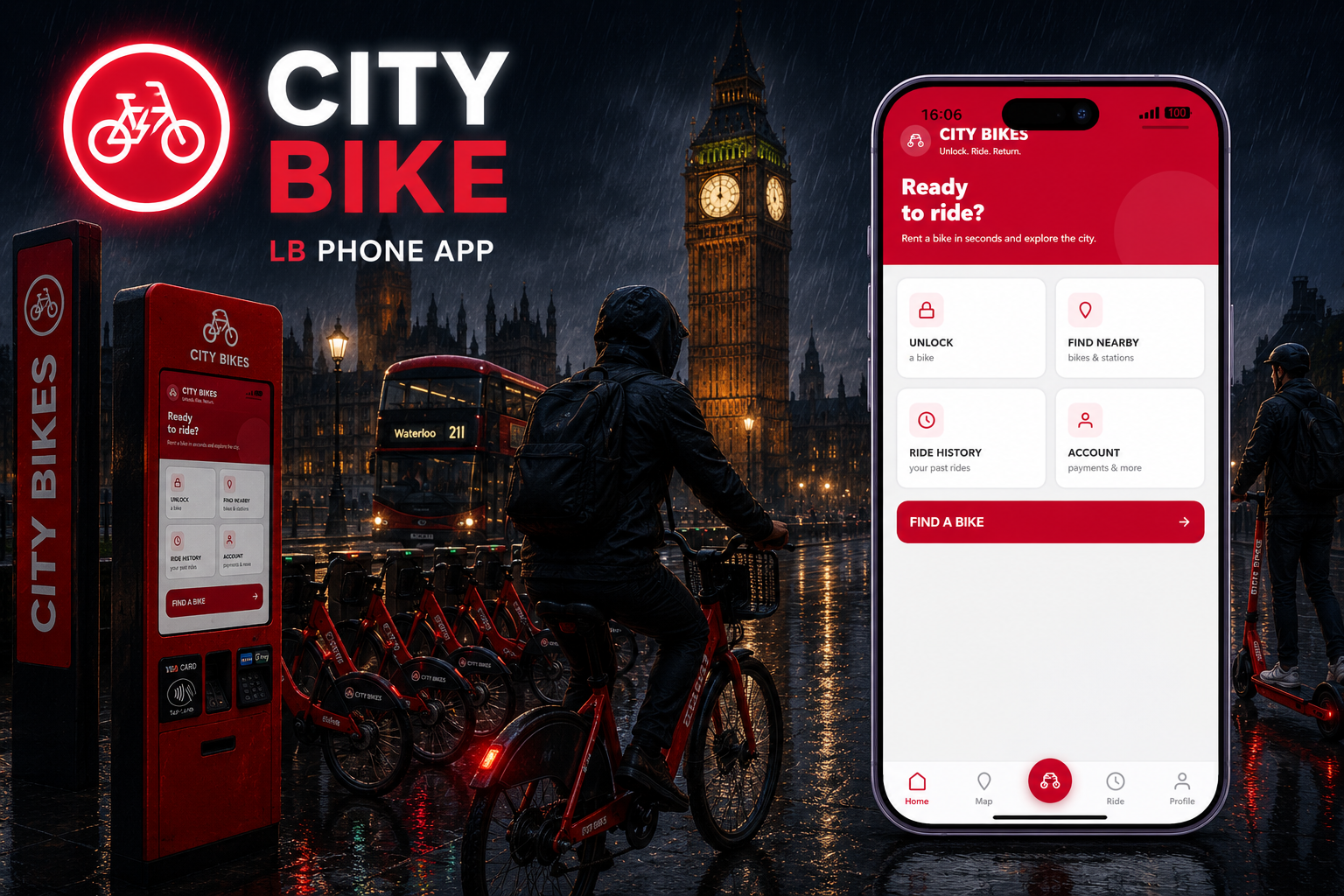 City Bikes — LB Phone App