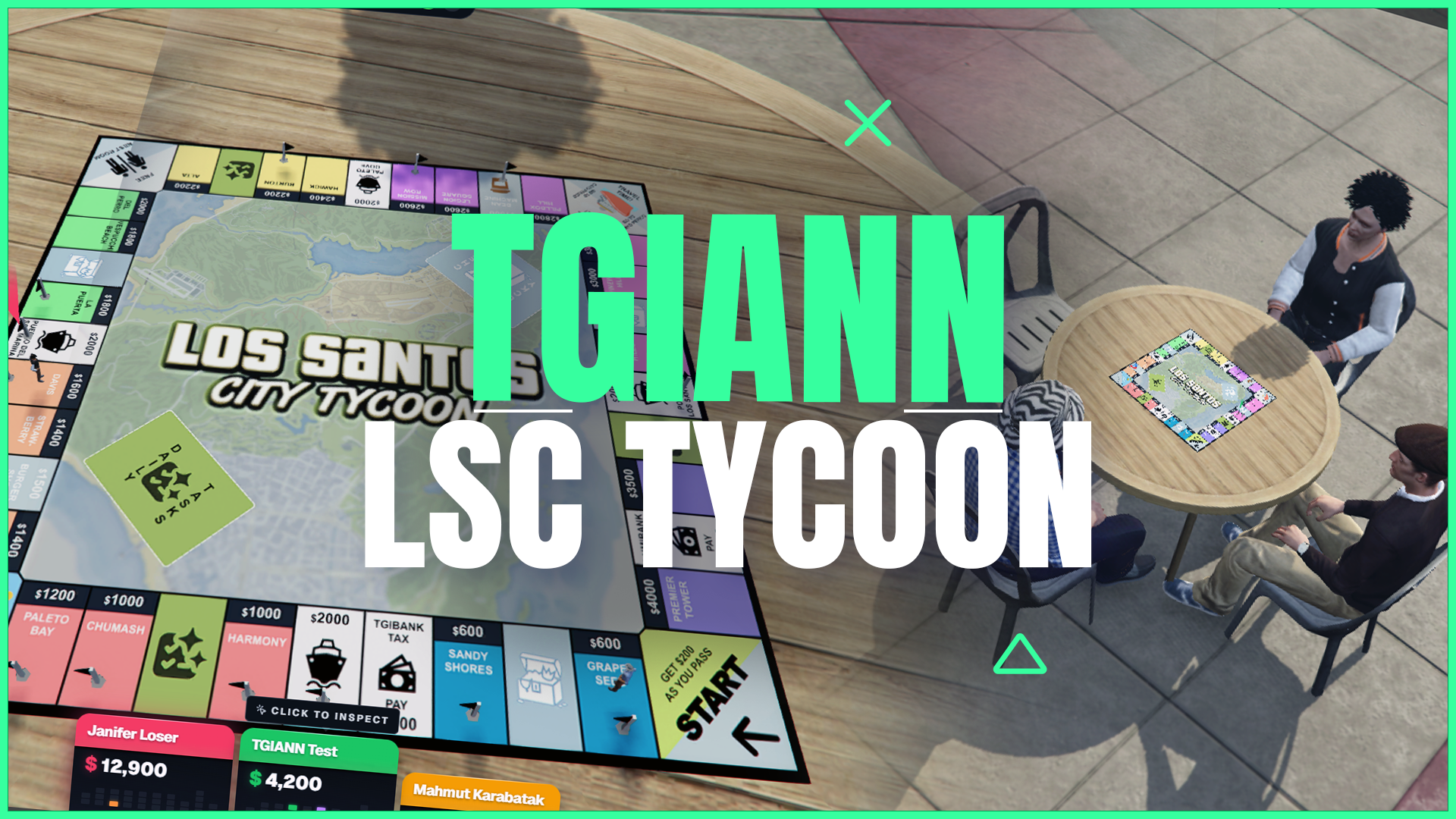 Los Santos City Tycoon (Monopoly Style Game)