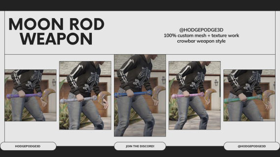 Moon Rod Melee Weapon - FATPACK!