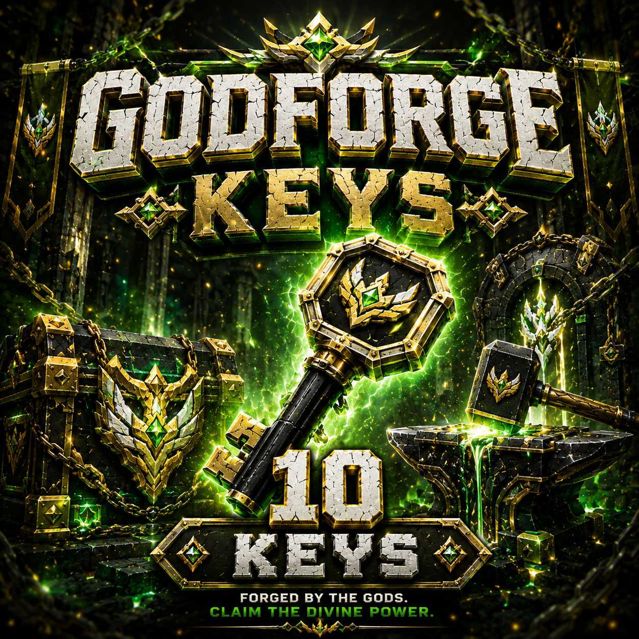 10  Godforge Keys