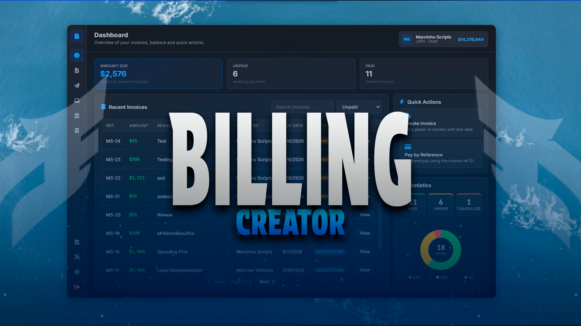 BILLING CREATOR