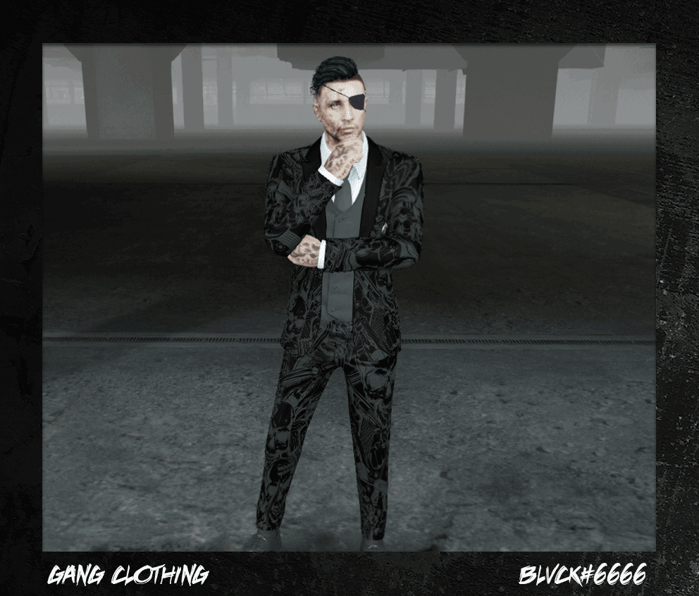 Black Skull Suit