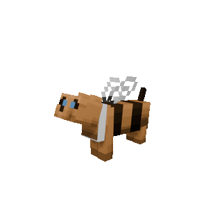 Orange Bee Cat Skin — cosmetic Cat Skins item on the NovaVoid Cat Civilization Minecraft server