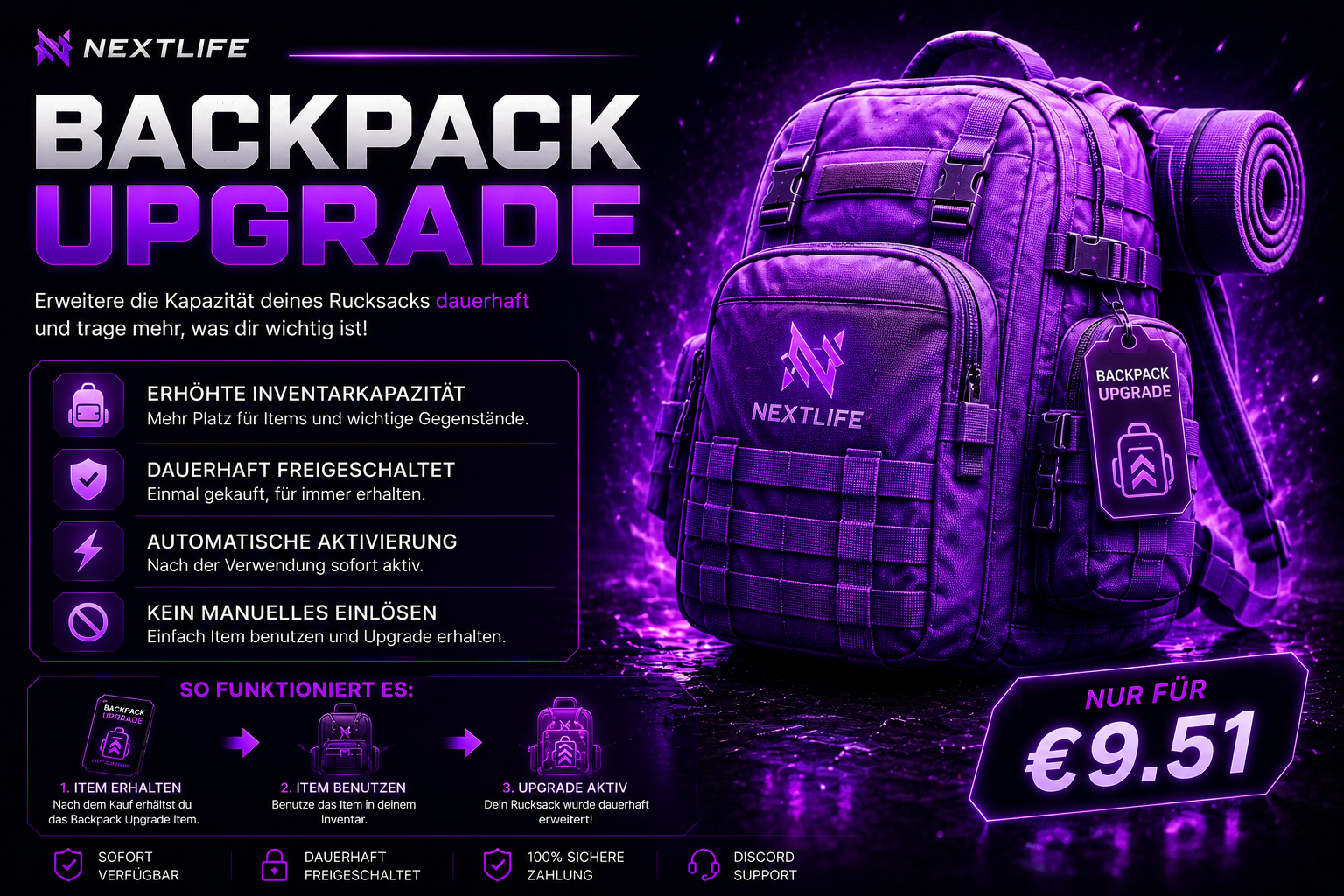 Backpack Upgrade