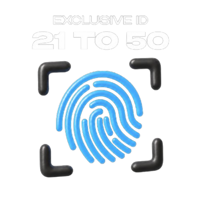 Exclusive ID from 21 to 50