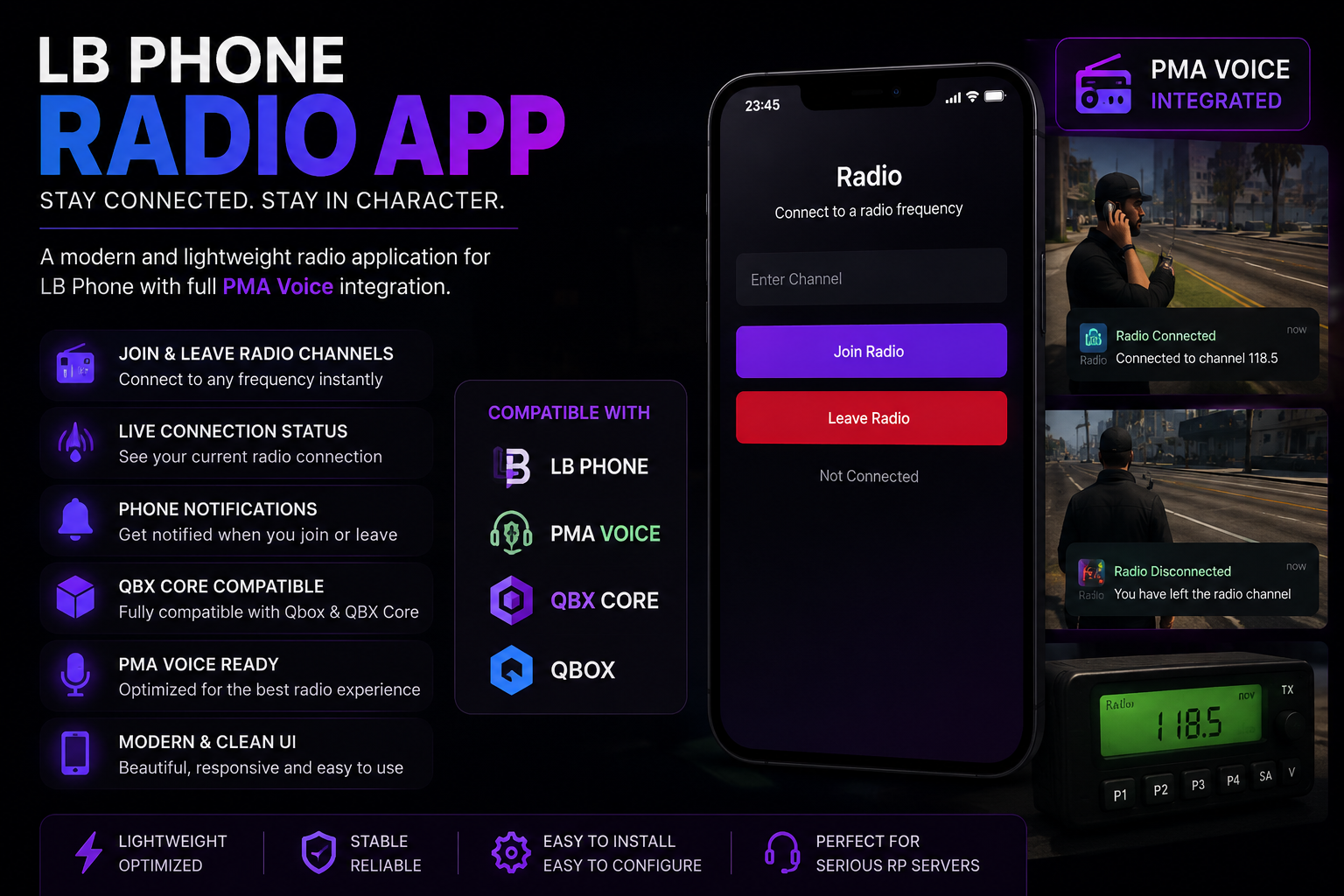 LB Phone Radio App