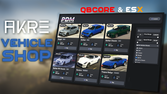 [QBCORE] Vehicle Shop - OPEN-SOURCE