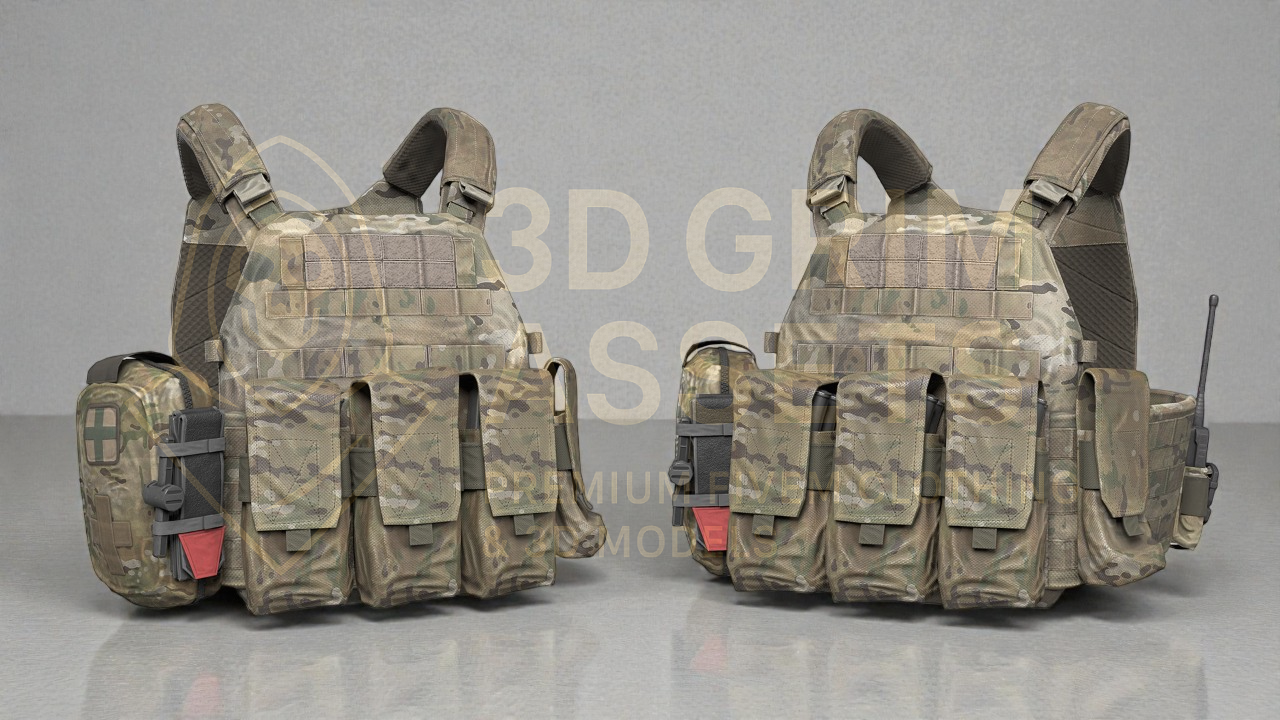 Armor Rig Fivem 3D Grim Assets