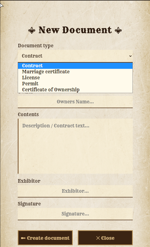 Khali Documents