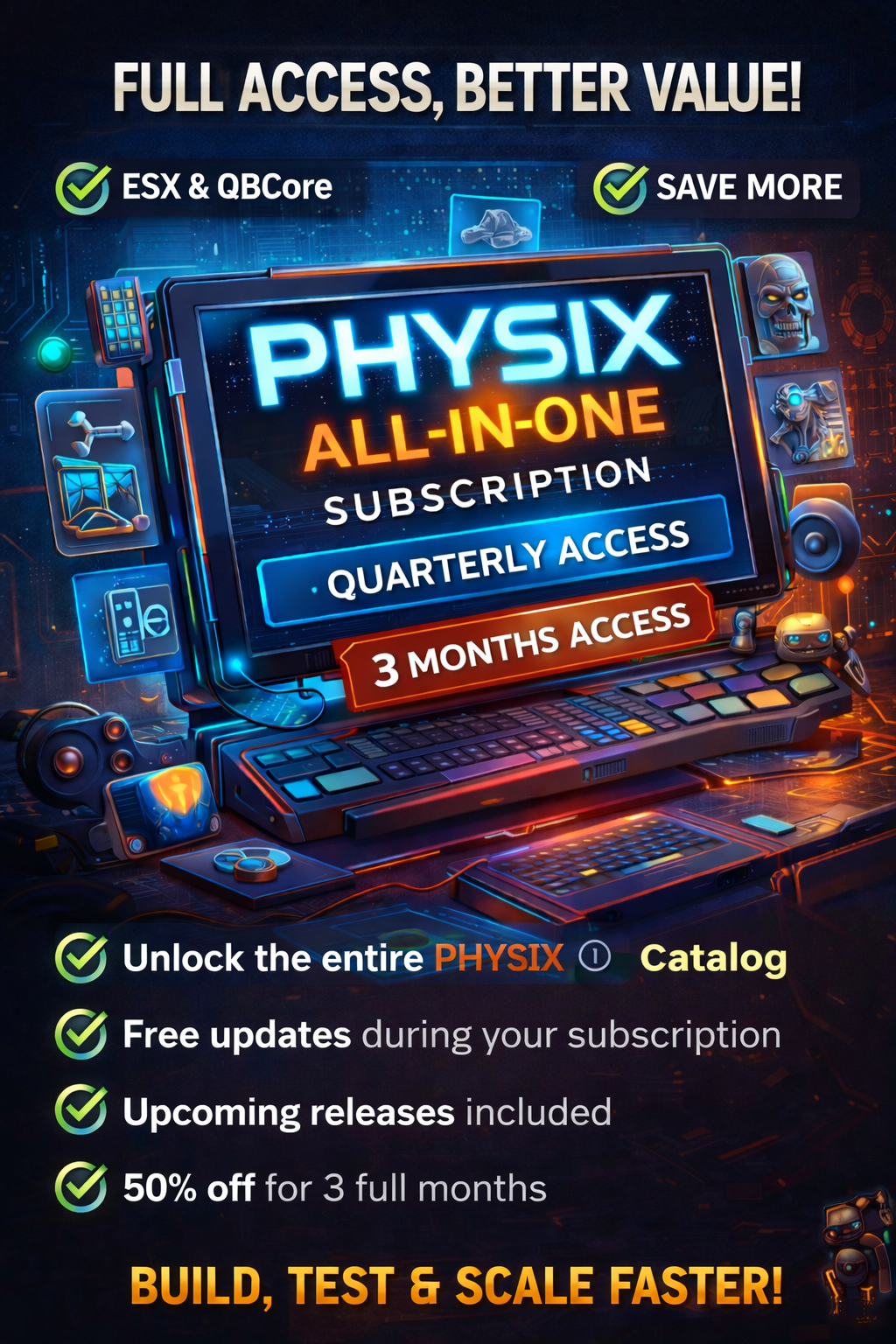 🔥 PHYSIX ALL-IN-ONE SUBSCRIPTION – QUARTERLY ACCESS 🔥