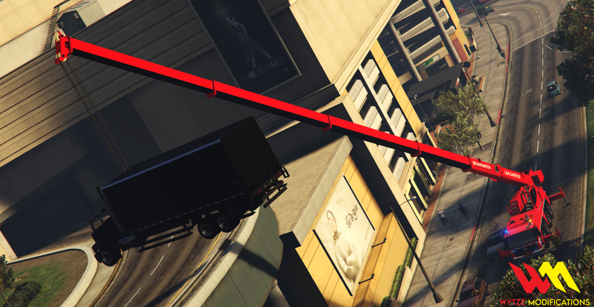 Benefactor FireDepartment Crane [WM_Vehiclecontroll]