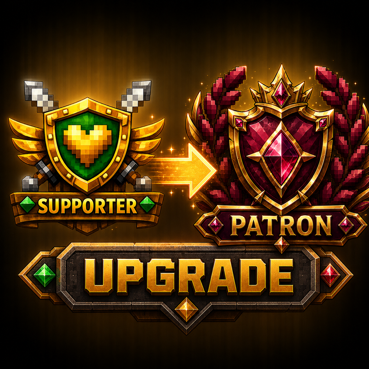 Supporter naar Patron upgrade
