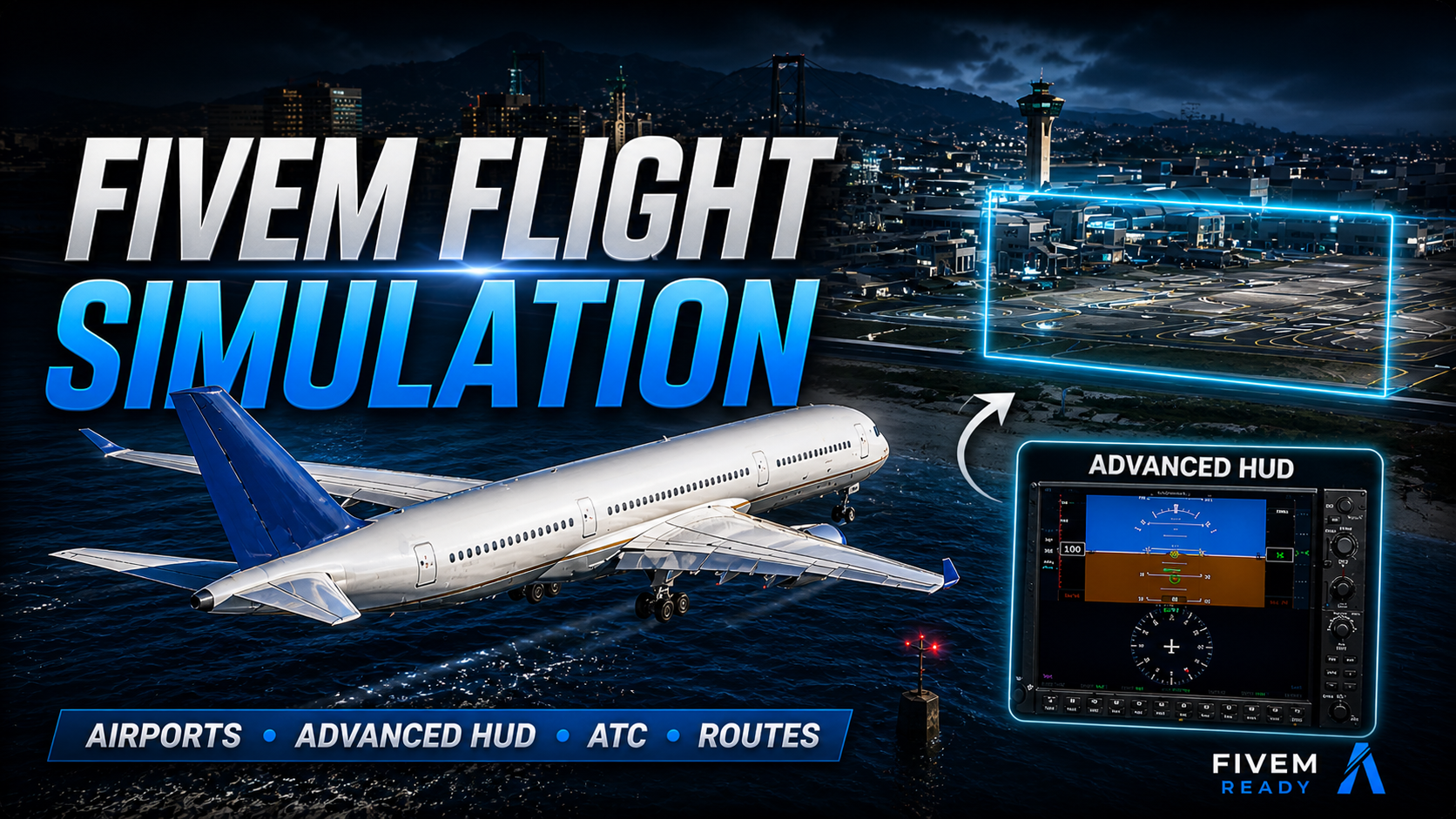 [ESX, QBOX, QBCORE] All-In-One Flight Simulator (v4.5.0)