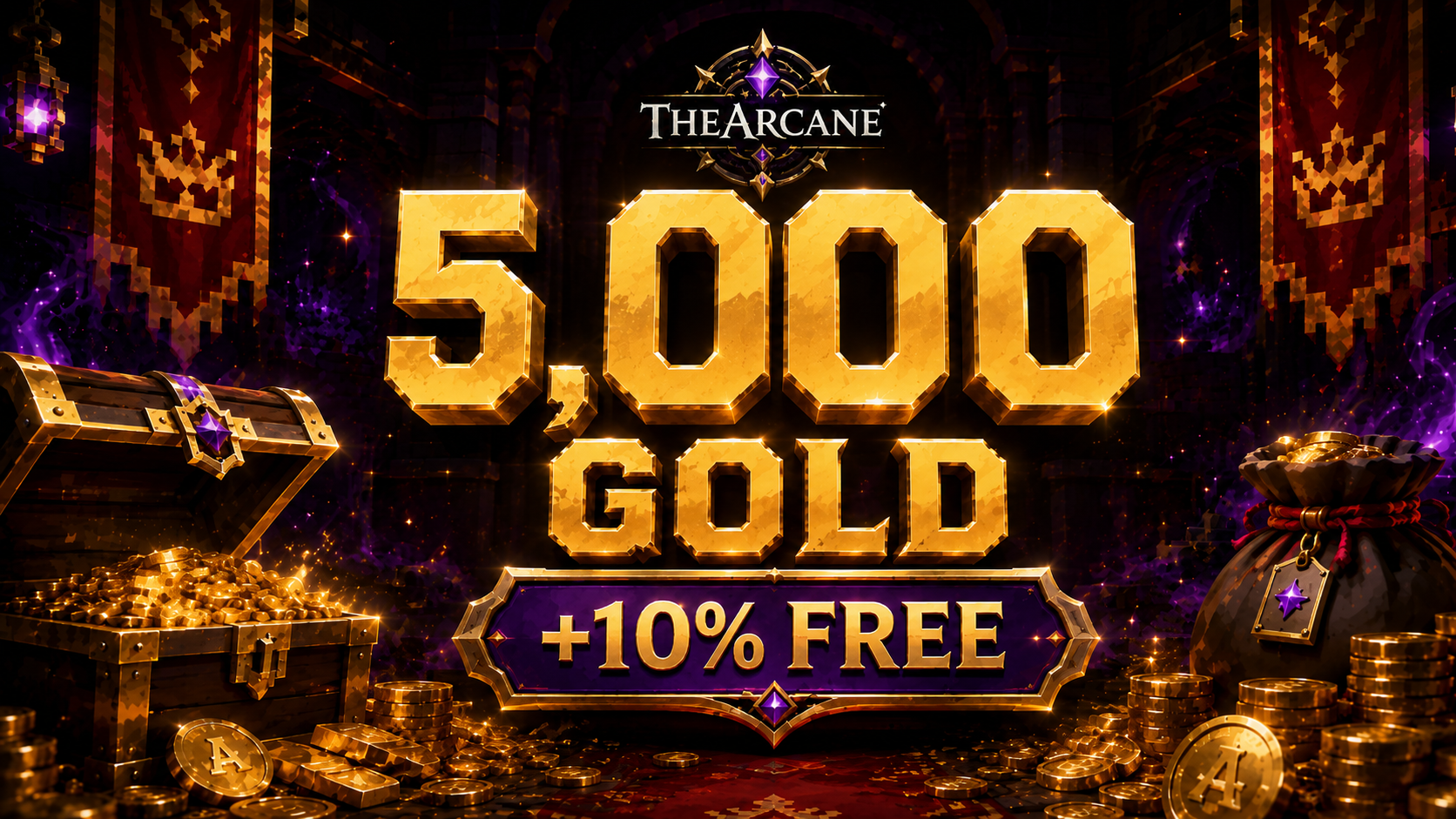 5,000 Gold (+10% FREE)