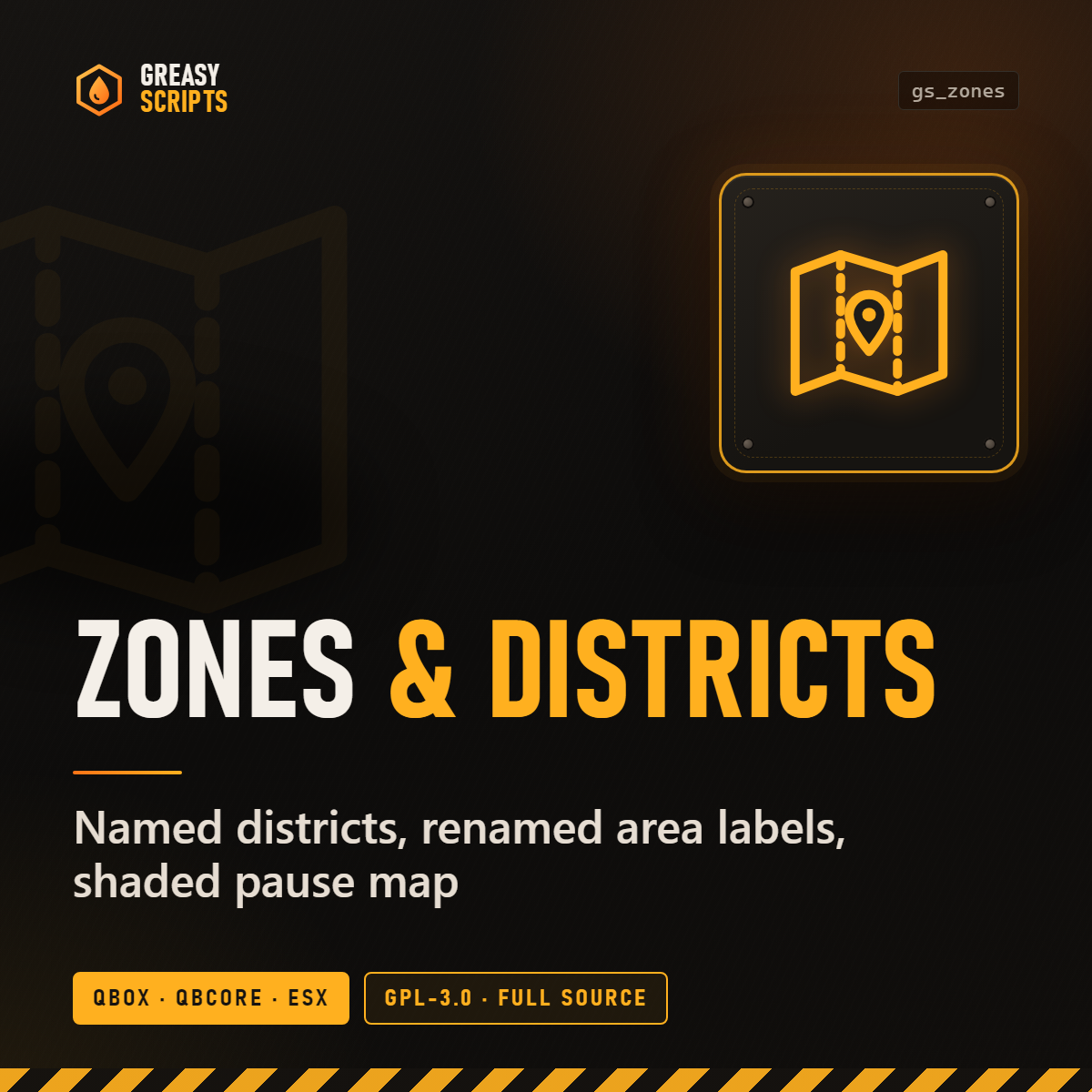 Greasy Zones - Zones & Districts