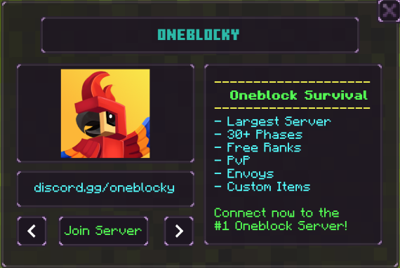 Featured Server & Pop-Up Ad Bundle