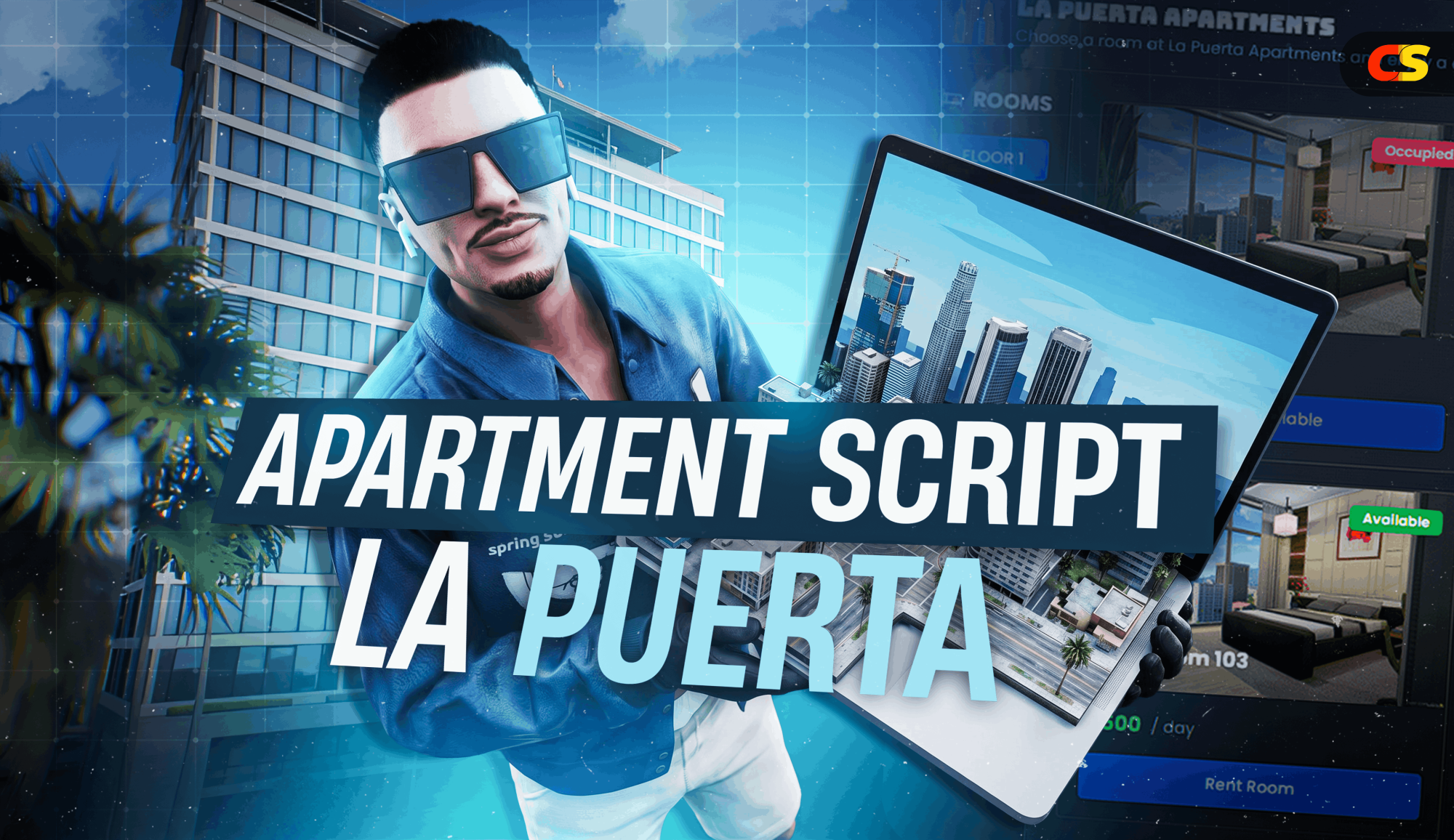 [LA PUERTA APARTMENT SCRIPT] QBCORE QBOX ESX { SCRIPT}