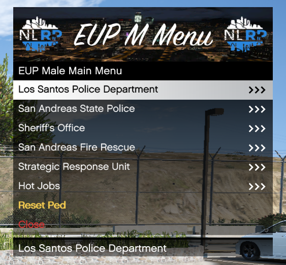 Advanced EUP Menu
