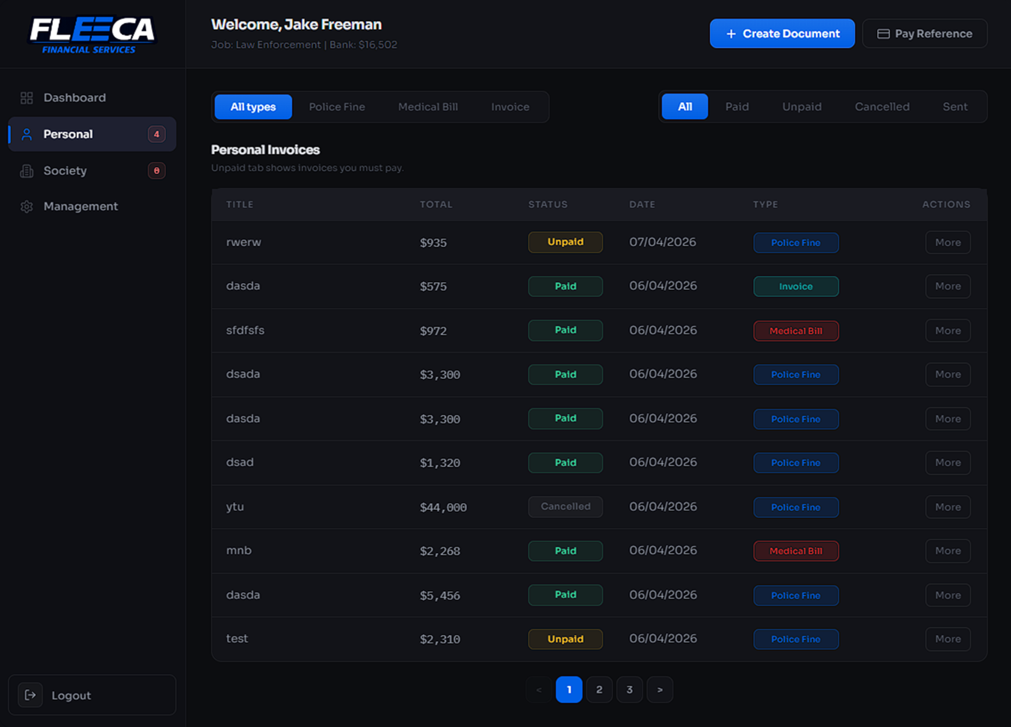 OneClub Billing Script