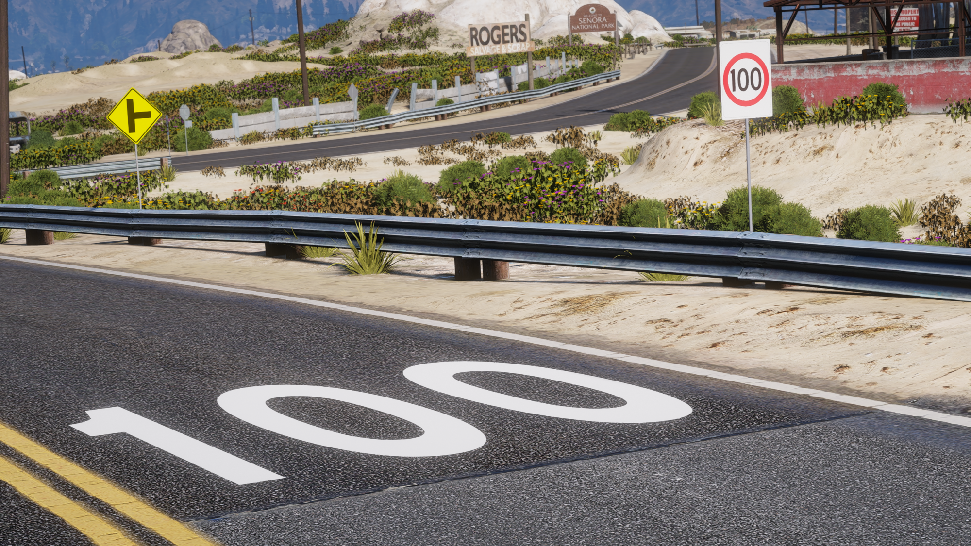 Southern Road Markers