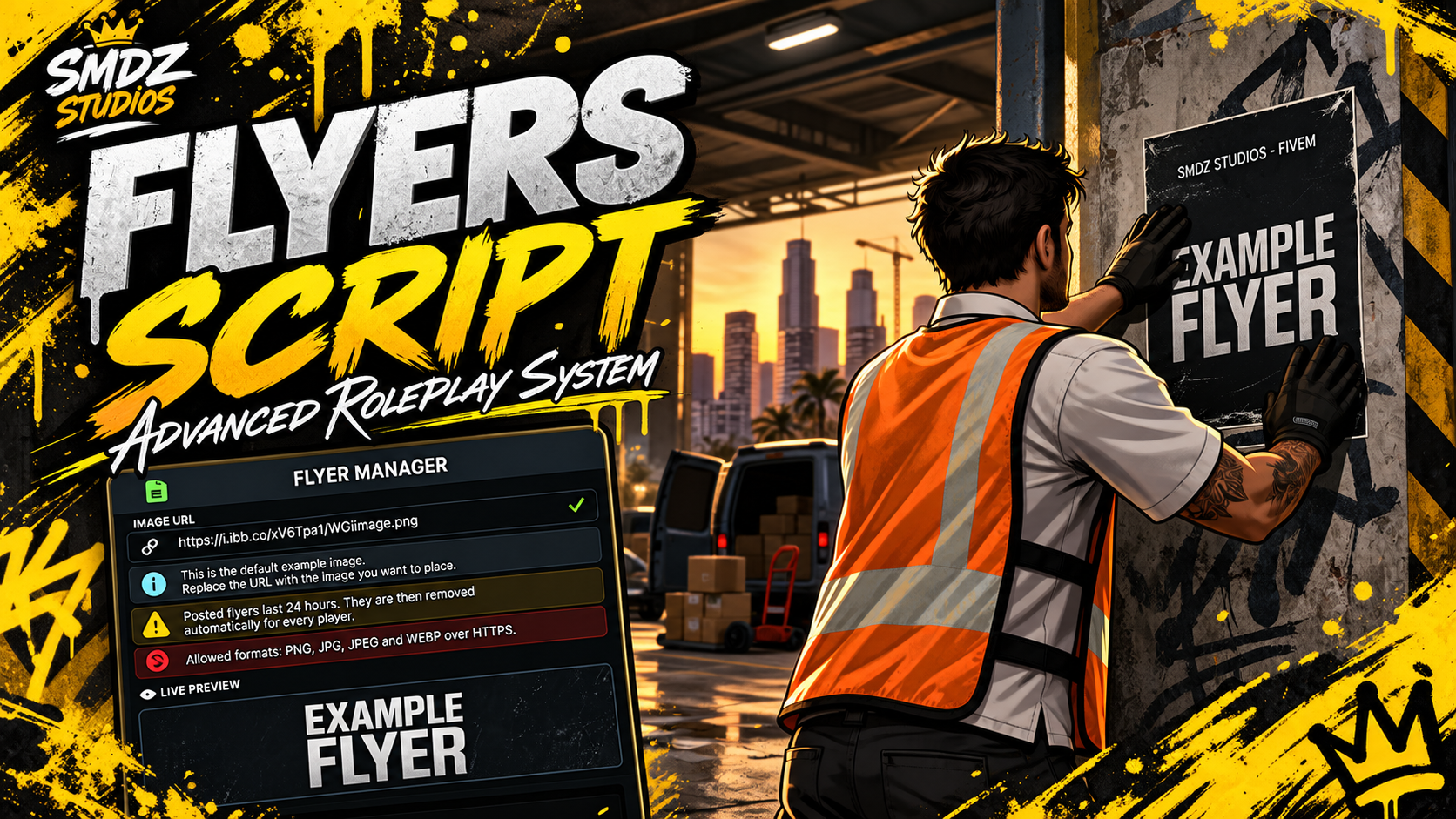 [ESX/QB/QBX] Flyers Script